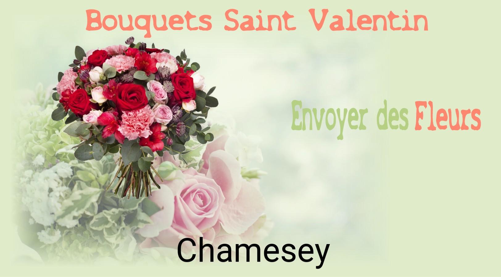 Roses de Saint-Valentin livrées à Chamesey